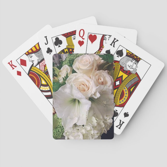 Roses of Love Lilies of Life_ Playing Cards (Back)