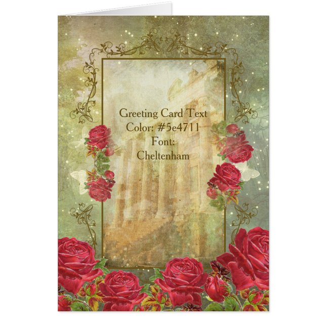 ROSES OF ROME ~ Greetingcard (Front)