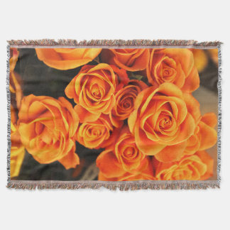 Roses orange lancez la couverture