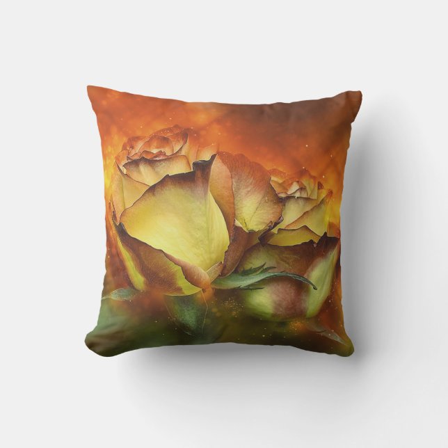 Roses Outdoor Pillow (Front)