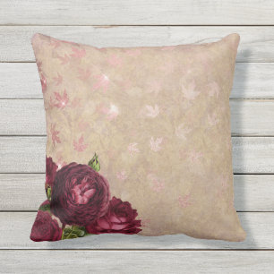 Roses Outdoor Throw Pillow