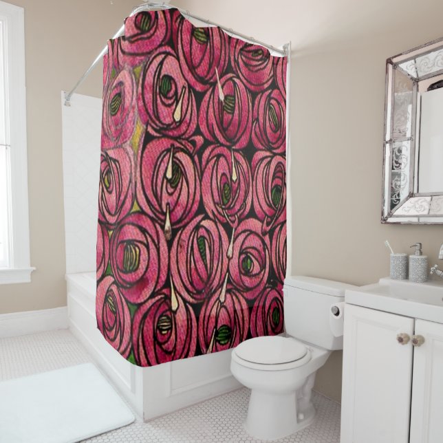 Roses, painting by Charles Mackintosh (In Situ)