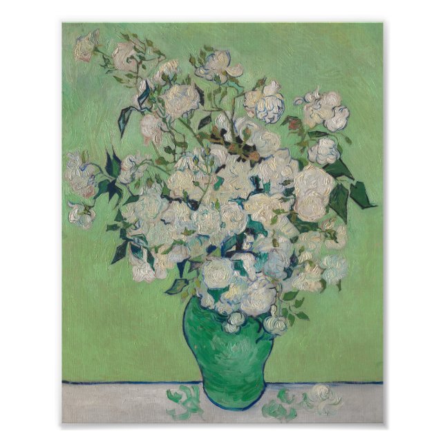 Roses painting by Vincent Van Gogh 1890 poster (Front)