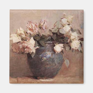 Roses pâles - aimant