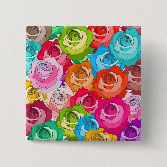 Roses Parade Button (Front)