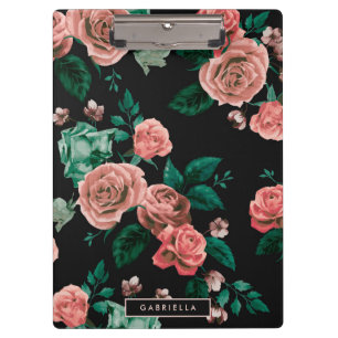 Roses Pattern Clipboard