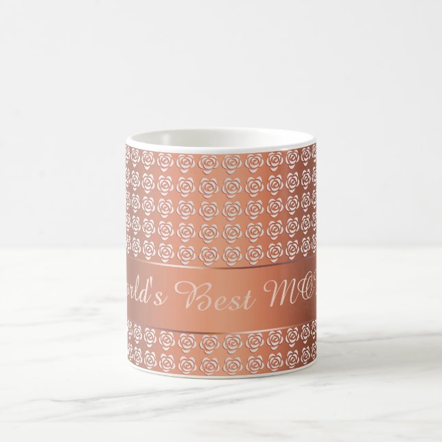 roses pattern coffee mug (Center)