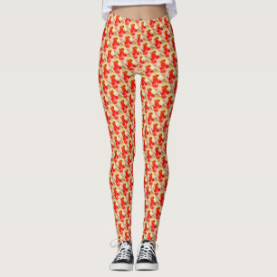 Roses pattern design leggings