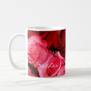 Roses, Pink and Red Coffee Mug