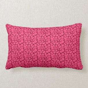 Roses-Pink-Crackle-Vintage-Outdoor-Indoor-M L Lumbar Pillow