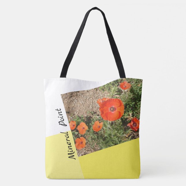 Roses & Poppies Tote (Back)