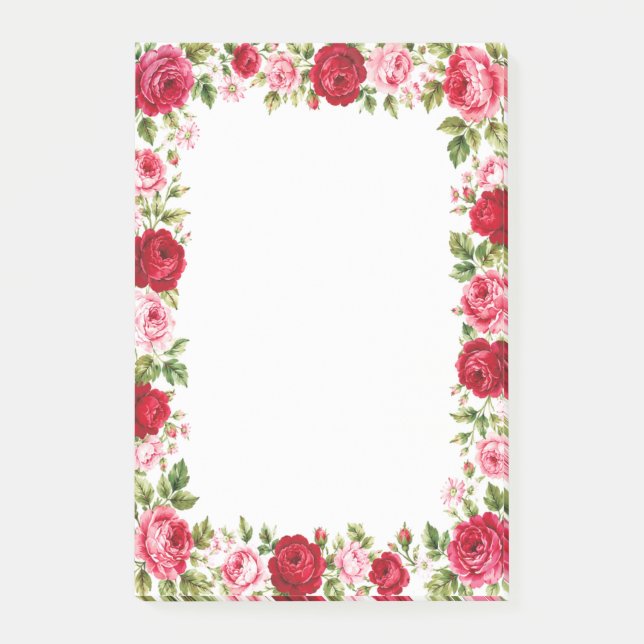 Roses Post-it Notes (Front)