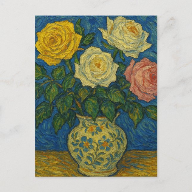 Roses Postcard (Front)