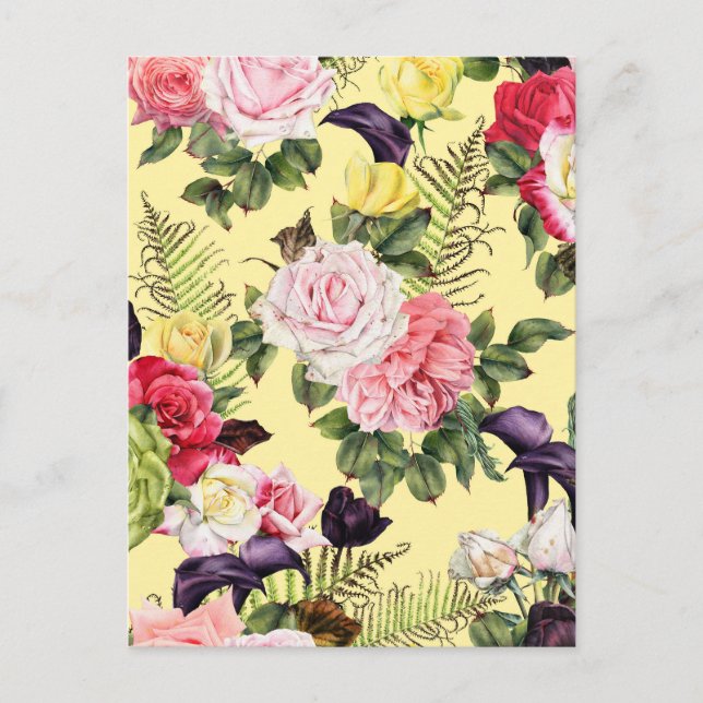 Roses Postcard (Front)