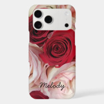 Roses red and pink blooms photo