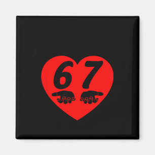 Roses Red Blah Six Seven Funny Valentine Meme Love Magnet