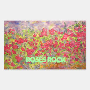 Roses Rock Sticker