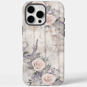 Roses roses élégantes et Lavender iPhone / coque i
