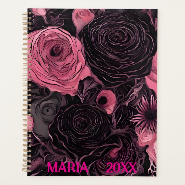Roses roses et noirs (Devant)
