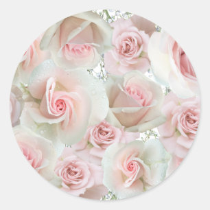Roses roses et respiration de bébé AUTOCOLLANTS de