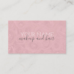 Roses roses mignonnes Cheveux et Carte de visite d