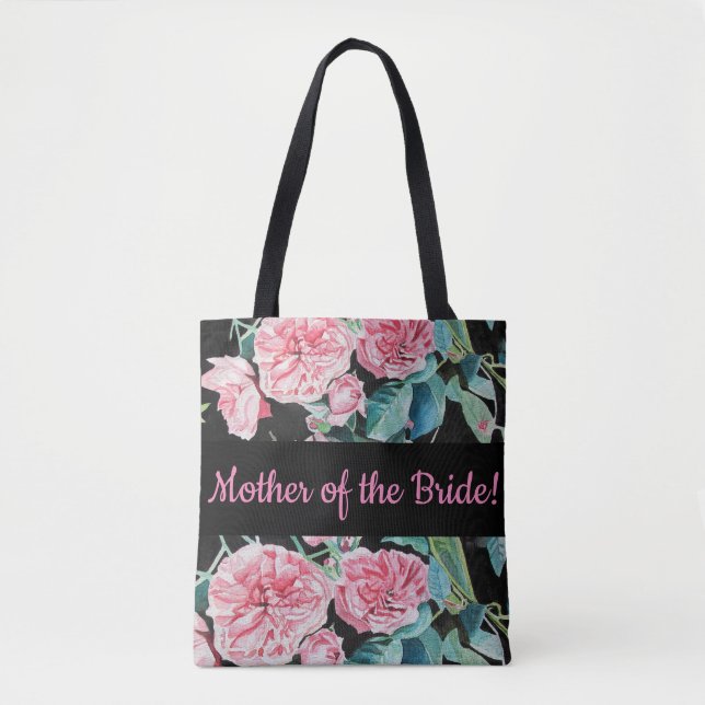 Roses roses Rose Mariage Mère Mariée Sac fourre-to (Devant)