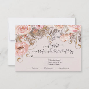 Roses roses roses florales Boho Earth Tone RSVP Ré