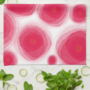 Roses roses Serviettes de cuisine