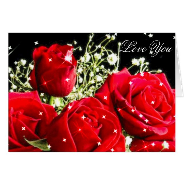 Roses rouges, Amour_ (Devant horizontal)