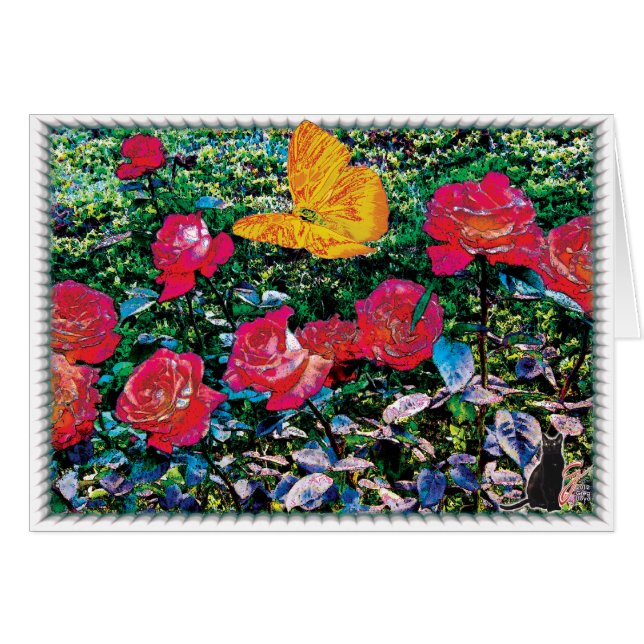 Roses rouges de roses rouges (Devant horizontal)