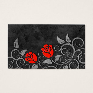 Roses rouges en pierre foncés de tourbillonnement