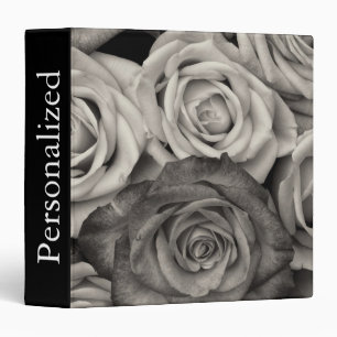 Roses rouges personnalisées Classeur floral