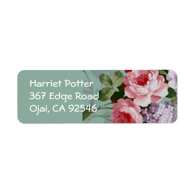 Roses rouges roses vintages (Devant)