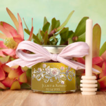 Roses Scroll - Gold