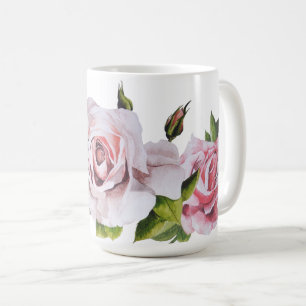 Roses sculpturaux sur une Mug classique