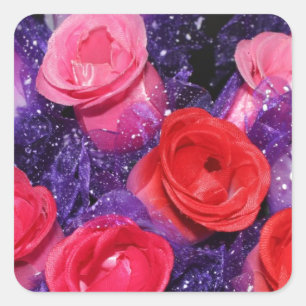 Roses Square Sticker