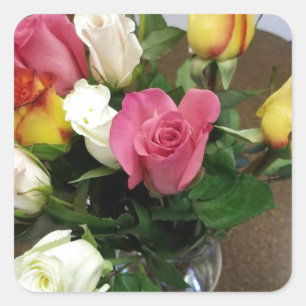 Roses Square Sticker