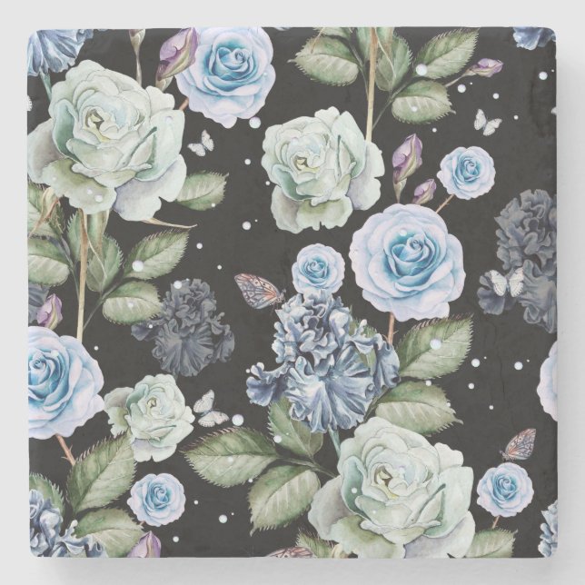 Roses Stone Coaster (Front)