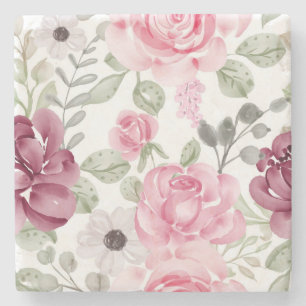 Roses Stone Coaster
