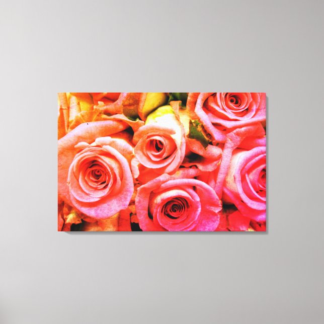 Roses Stretched Canvas Print (Front)