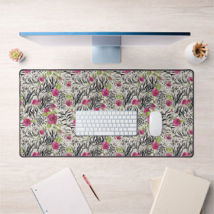 Roses sur Motif animal