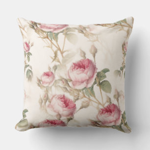 Roses Throw Pillow