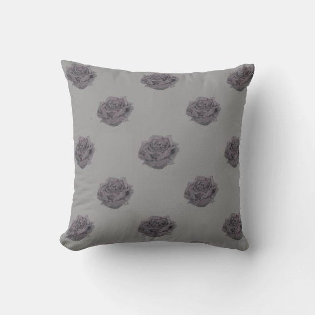 Roses Throw Pillow (Front)