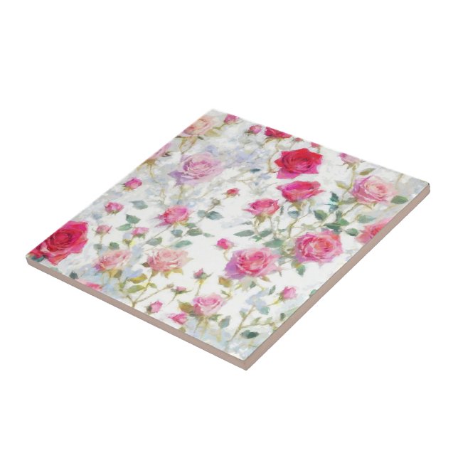 Roses Tile (Side)