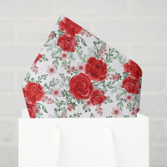 Roses Tissue Paper (Gift Bag)