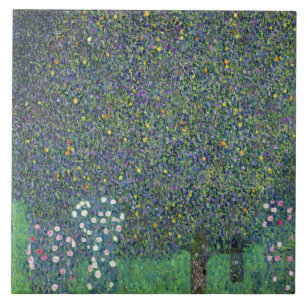 Roses under the Trees, c.1905 Tile