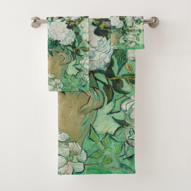 Roses - Vincent van Gogh Bath Towel Set (Insitu)