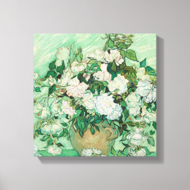 Roses - Vincent van Gogh Canvas Print (Front)