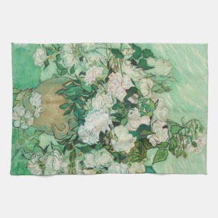 Roses - Vincent van Gogh Kitchen Towel