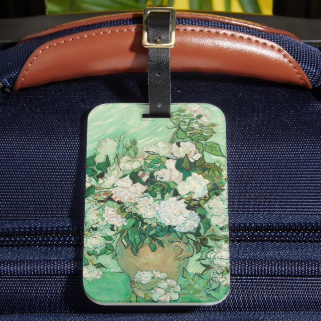 Roses | Vincent van Gogh Luggage Tag (Front Insitu 2)